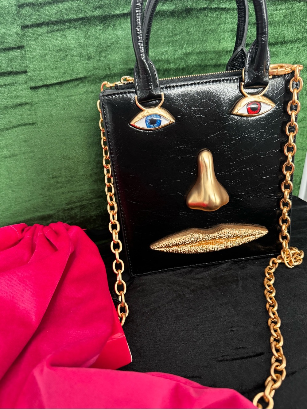 Schiaparelli inspired anatomy face Handbag - Picture 2 of 16
